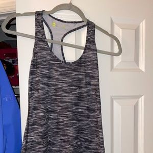 Black and White Razorback Tank